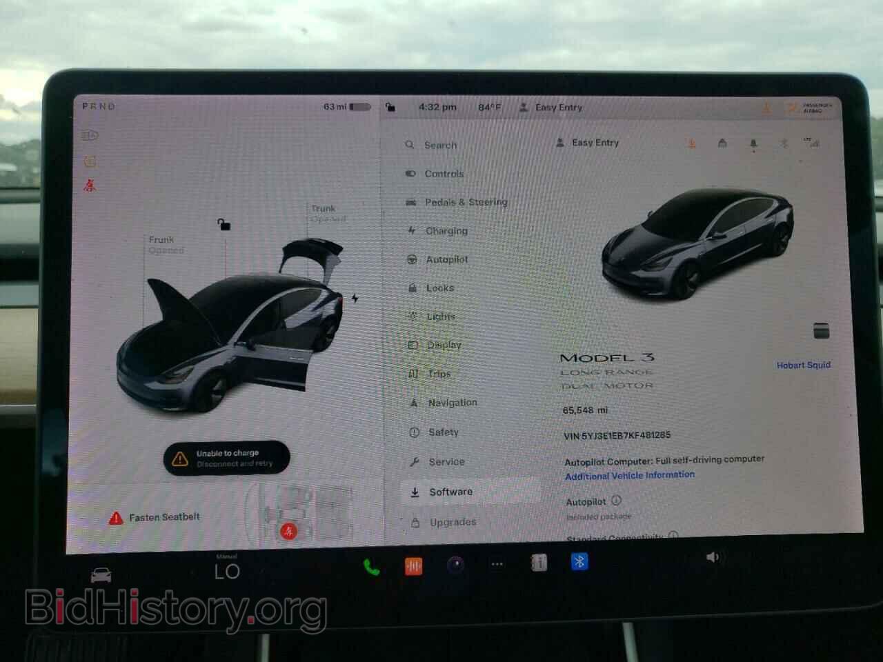 2019 TESLA MODEL 3 - VIN: 5YJ3E1EB7KF481285 - Photo 9