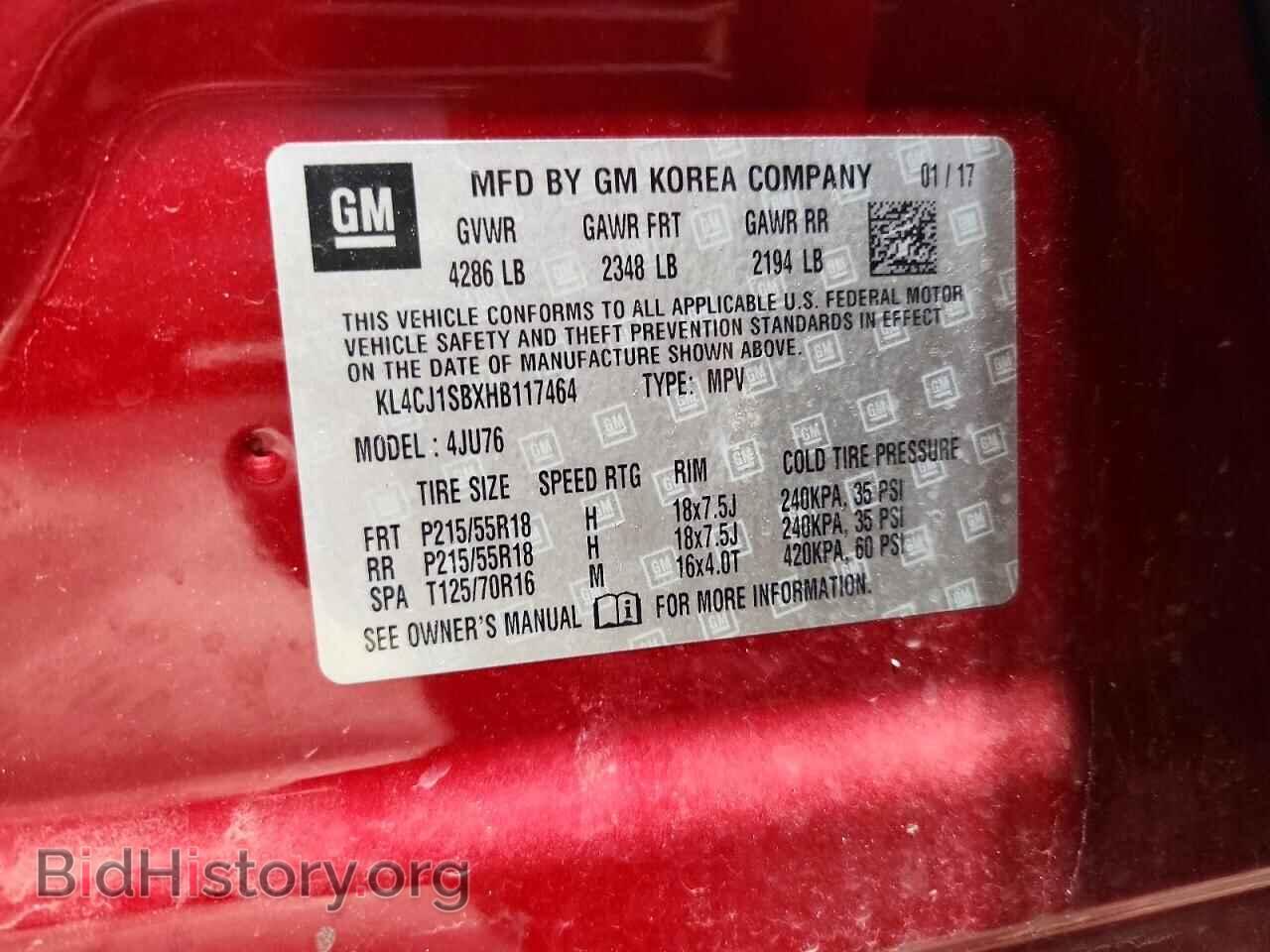 2017 BUICK ENCORE - VIN: KL4CJ1SBXHB117464 - Фото 14