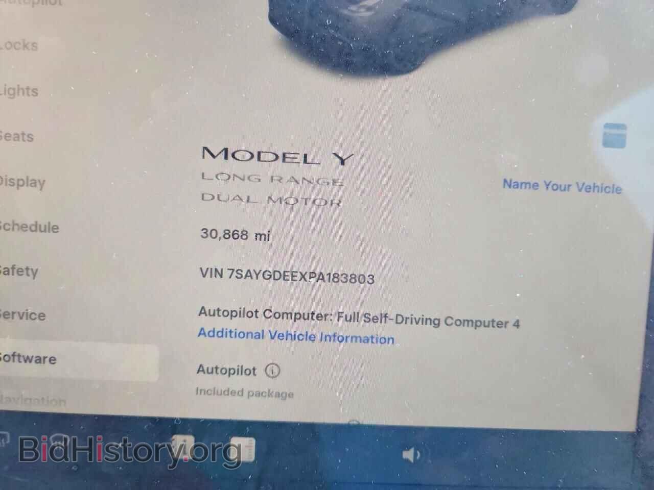 2023 TESLA MODEL Y - VIN: 7SAYGDEEXPA183803 - Фото 9