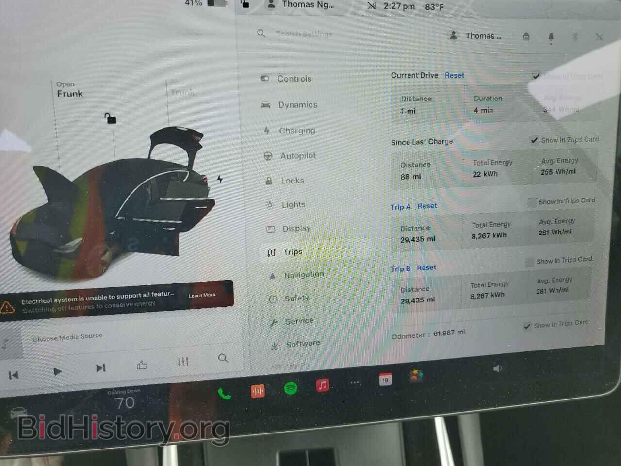 2018 TESLA MODEL 3 - VIN: 5YJ3E1EA8JF014883 - Фото 9