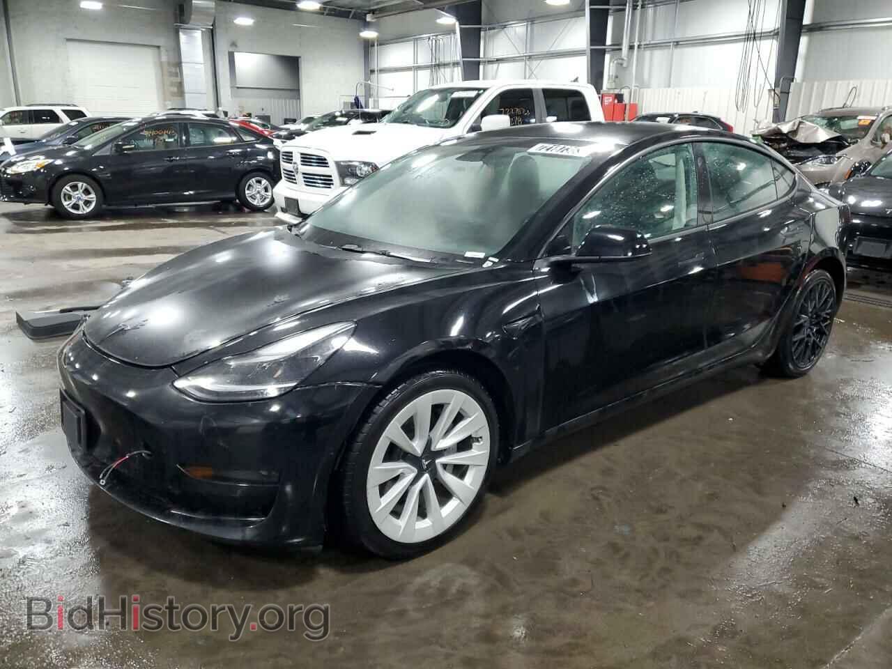 Photo 5YJ3E1EA9NF288387 - TESLA MODEL 3 2022