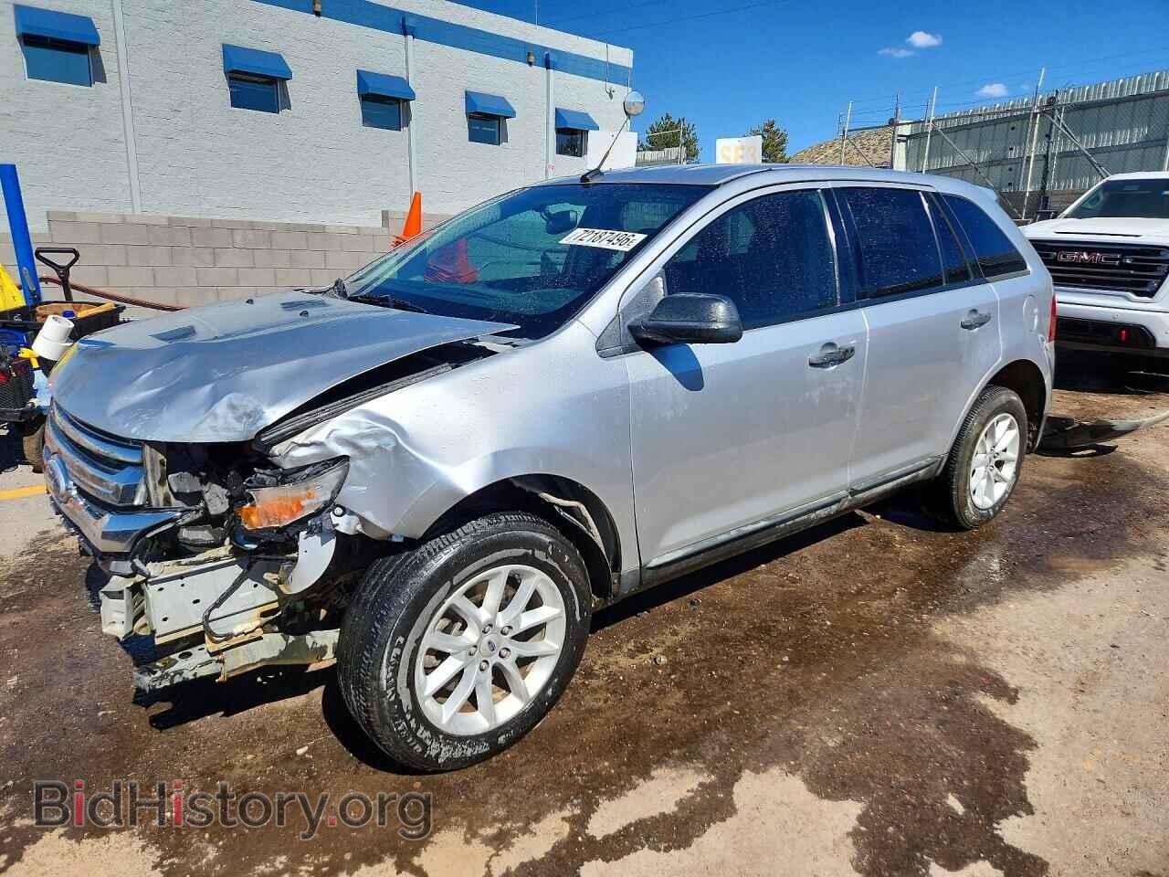 2014 Ford EDGE SE (VIN 2FMDK3GC6EBA20218) — photo 1 of 15, Copart, damage: front end