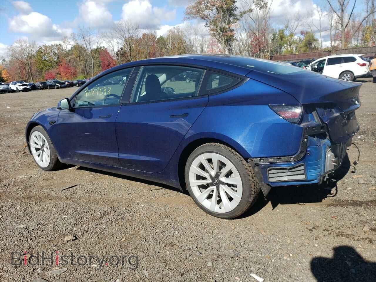 2022 TESLA MODEL 3 - VIN: 5YJ3E1EA4NF185930 - Photo 2