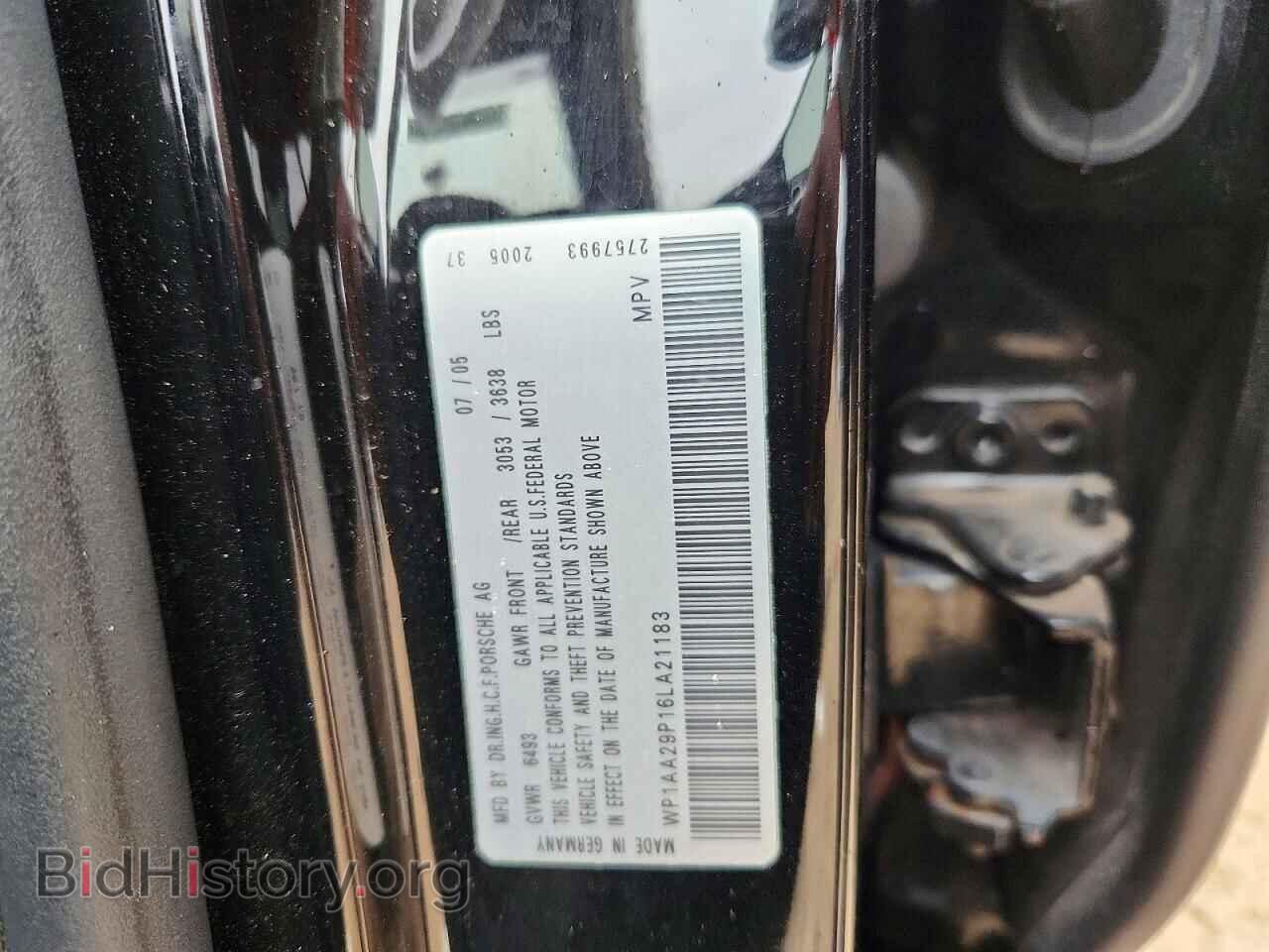 2006 PORSCHE CAYENNE - VIN: WP1AA29P16LA21183 - Photo 12