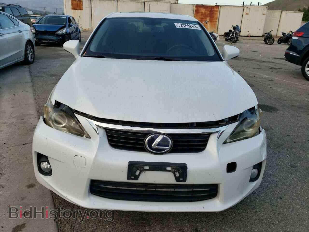 2012 LEXUS CT 200 - VIN: JTHKD5BH2C2101674 - Фото 5