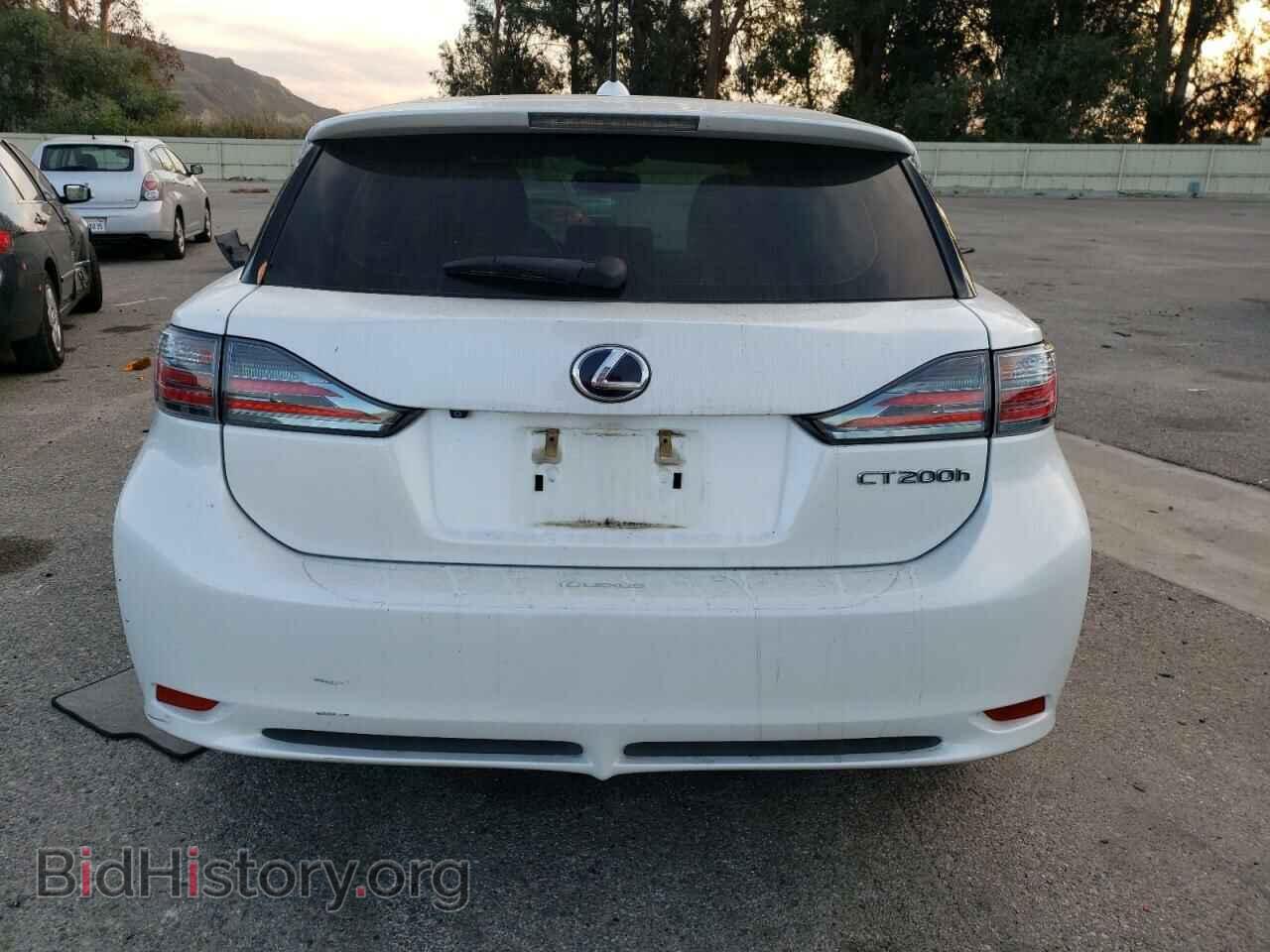 2012 LEXUS CT 200 - VIN: JTHKD5BH2C2101674 - Фото 6