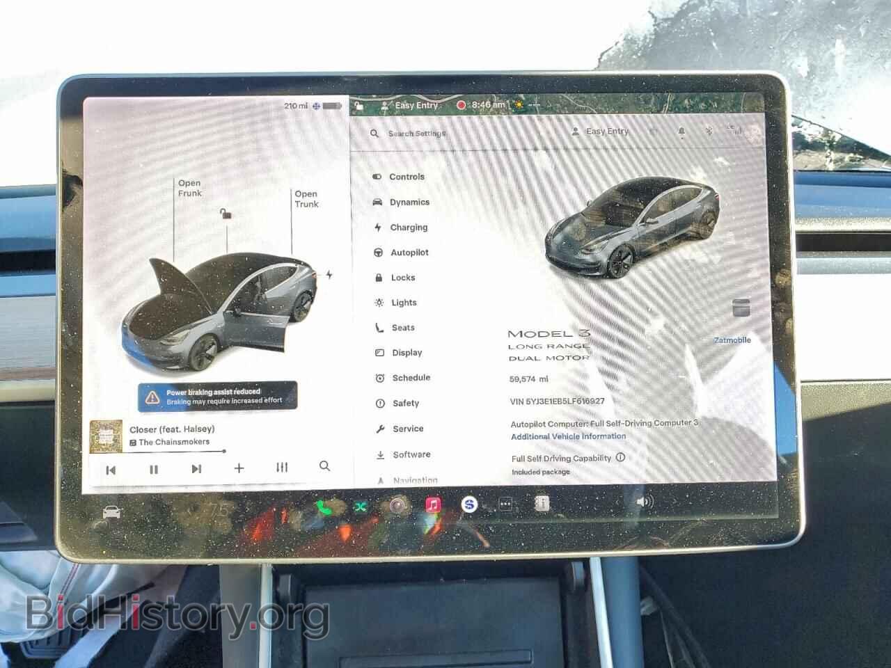 2020 TESLA MODEL 3 - VIN: 5YJ3E1EB5LF616927 - Photo 9