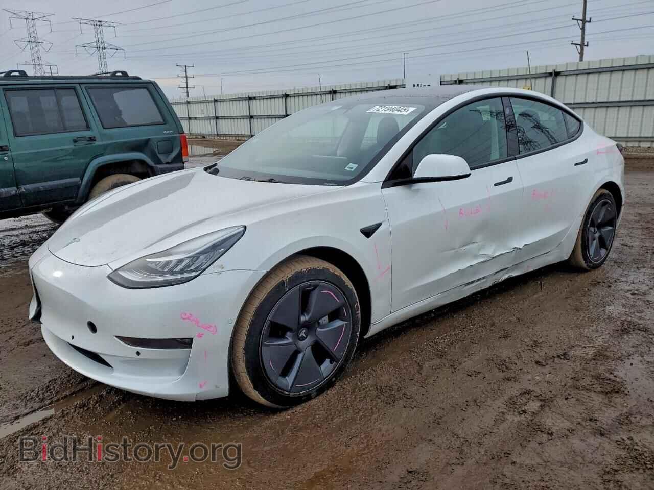 Photo 5YJ3E1EBXNF261742 - TESLA MODEL 3 2022