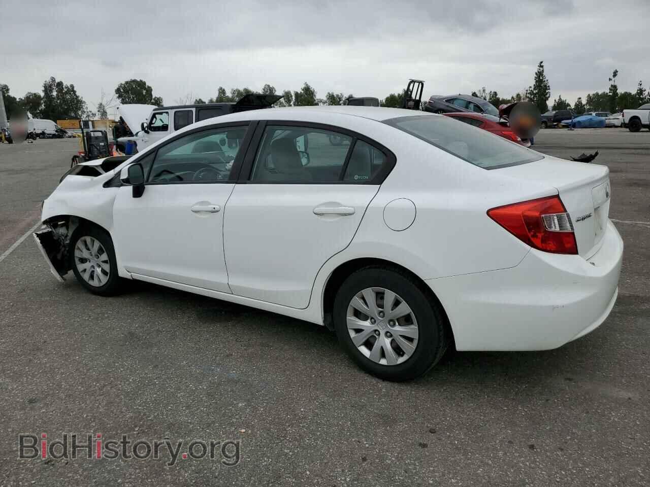 2012 HONDA CIVIC - VIN: 2HGFB2F55CH326932 - Фото 2