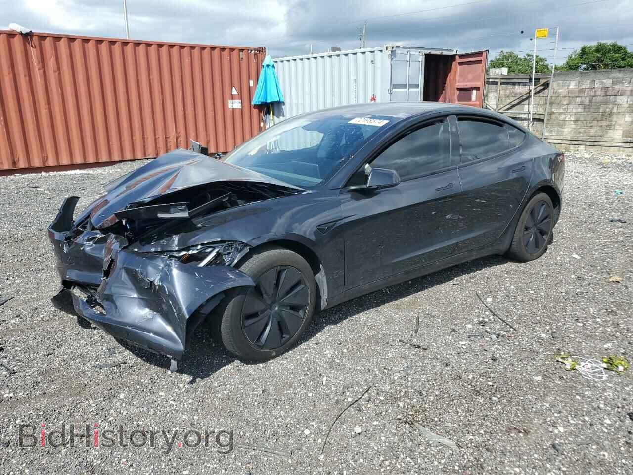 Photo 5YJ3E1EA6RF740818 - TESLA MODEL 3 2024