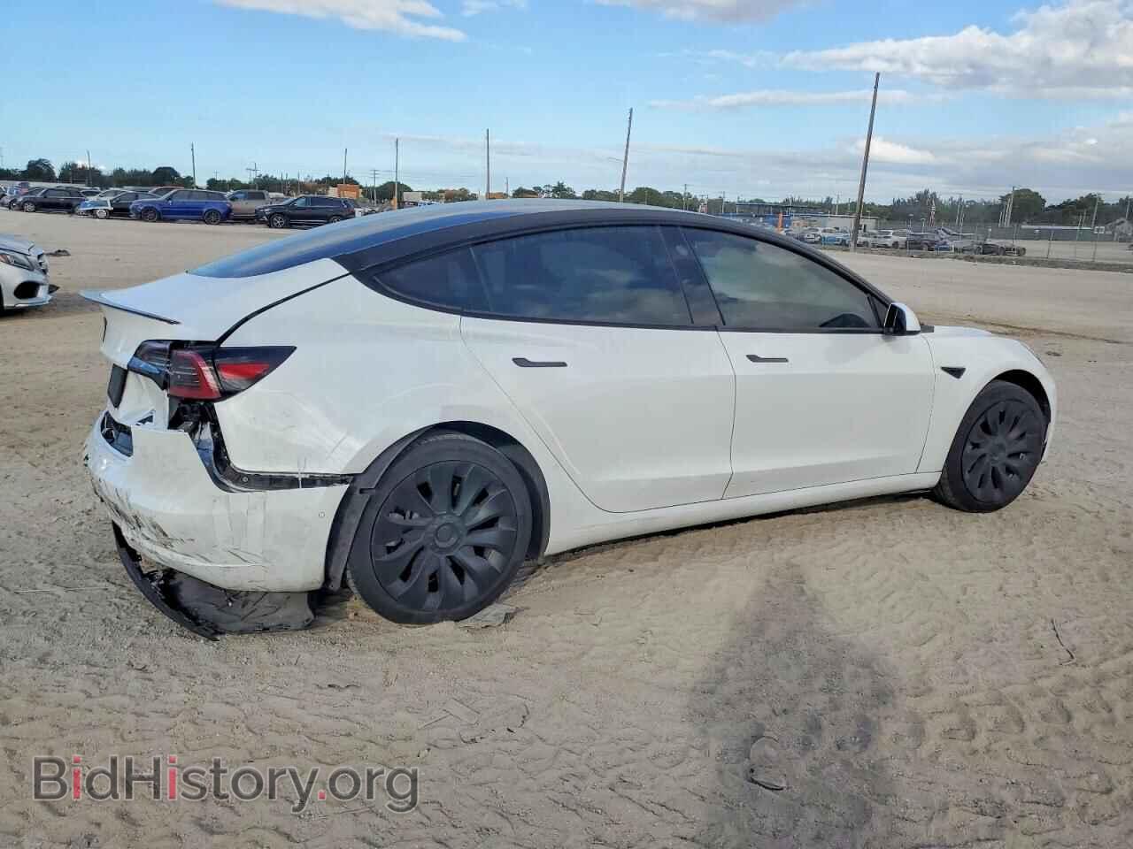 2022 TESLA MODEL 3 - VIN: 5YJ3E1EB4NF267665 - Фото 3