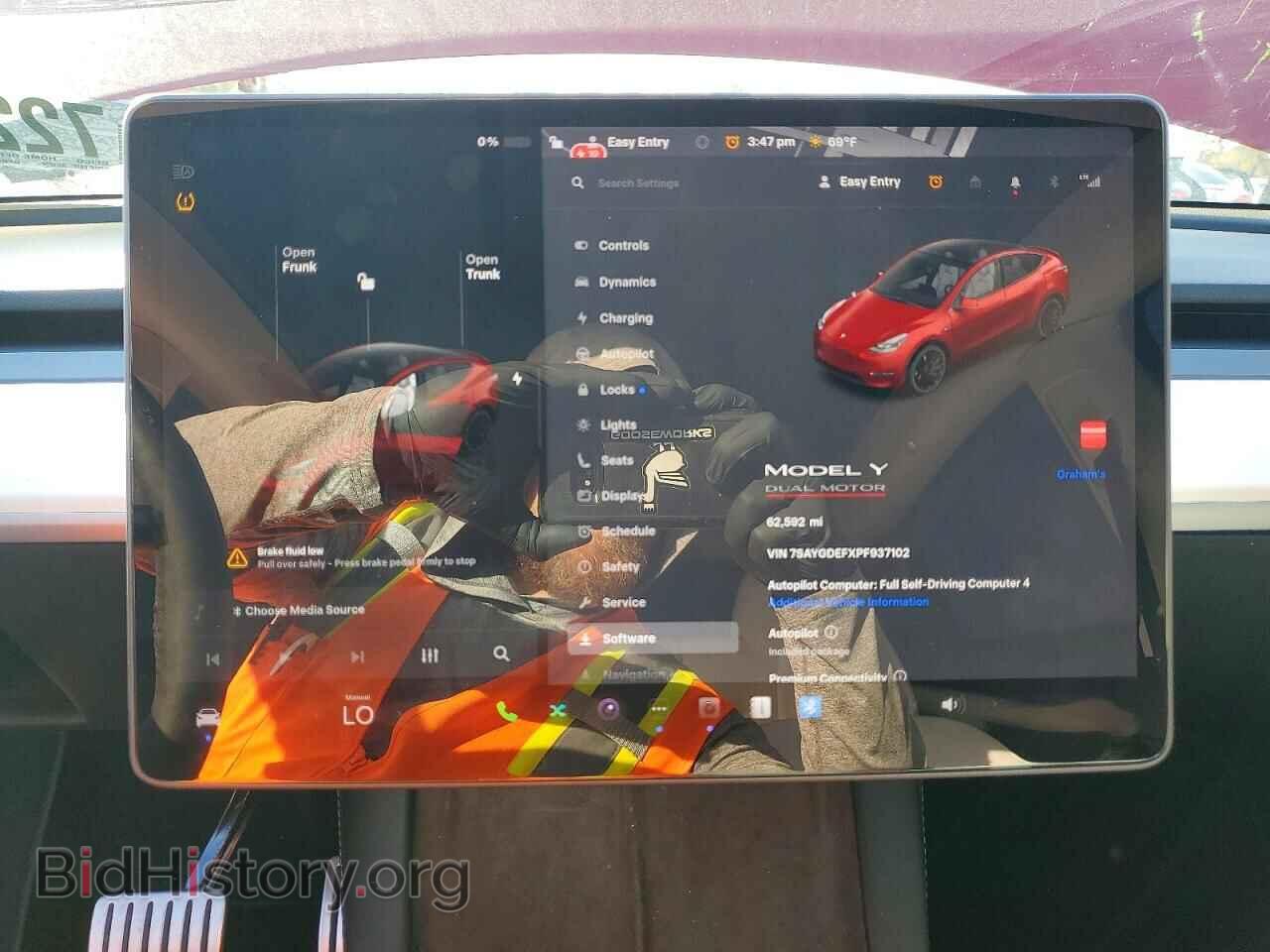 2023 TESLA MODEL Y - VIN: 7SAYGDEFXPF937102 - Фото 9