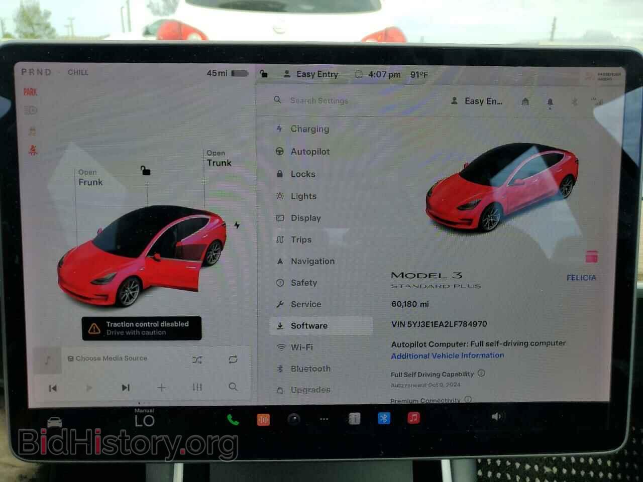 2020 TESLA MODEL 3 - VIN: 5YJ3E1EA2LF784970 - Фото 9