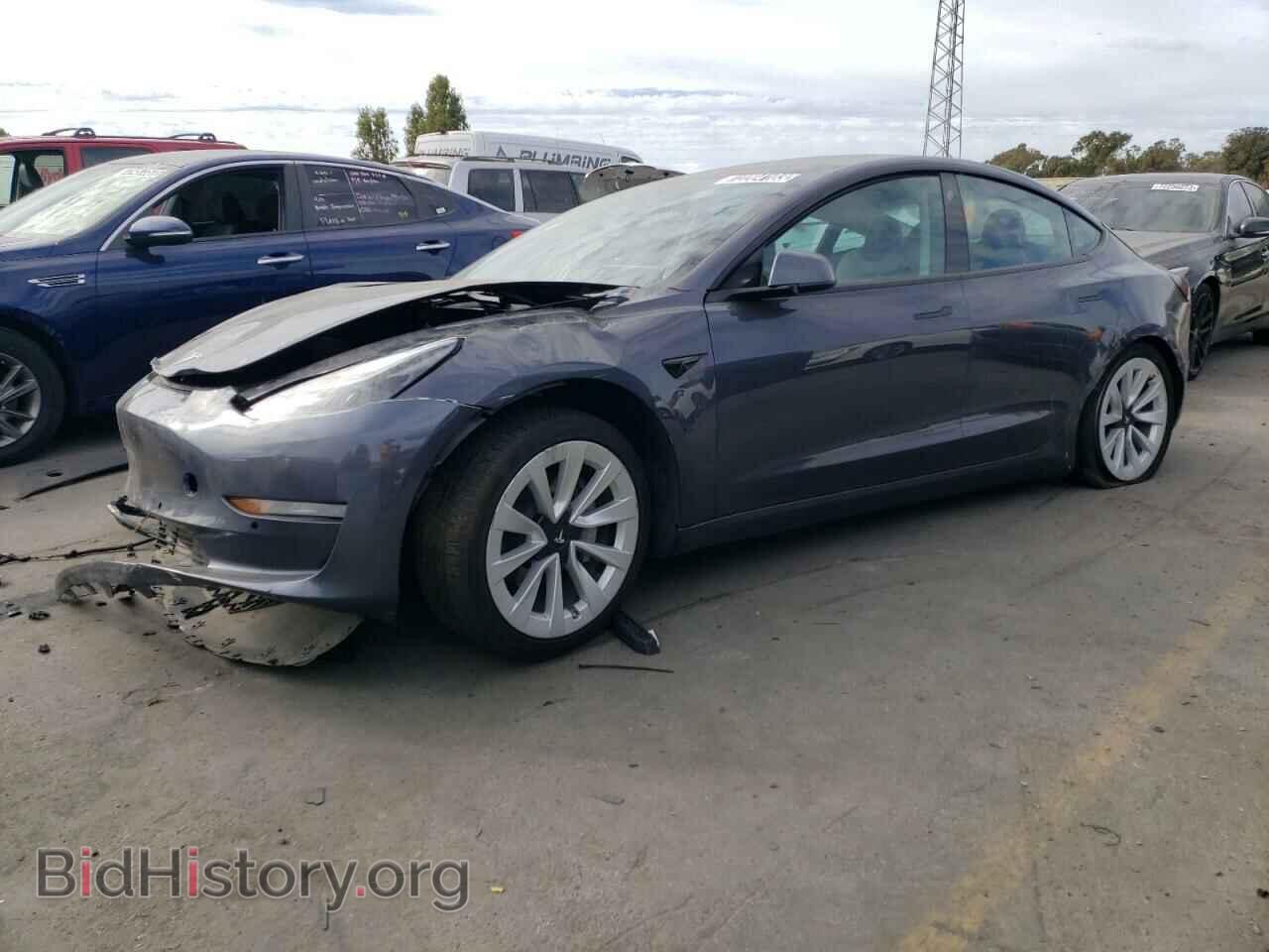 Photo 5YJ3E1EA8NF142966 - TESLA MODEL 3 2022