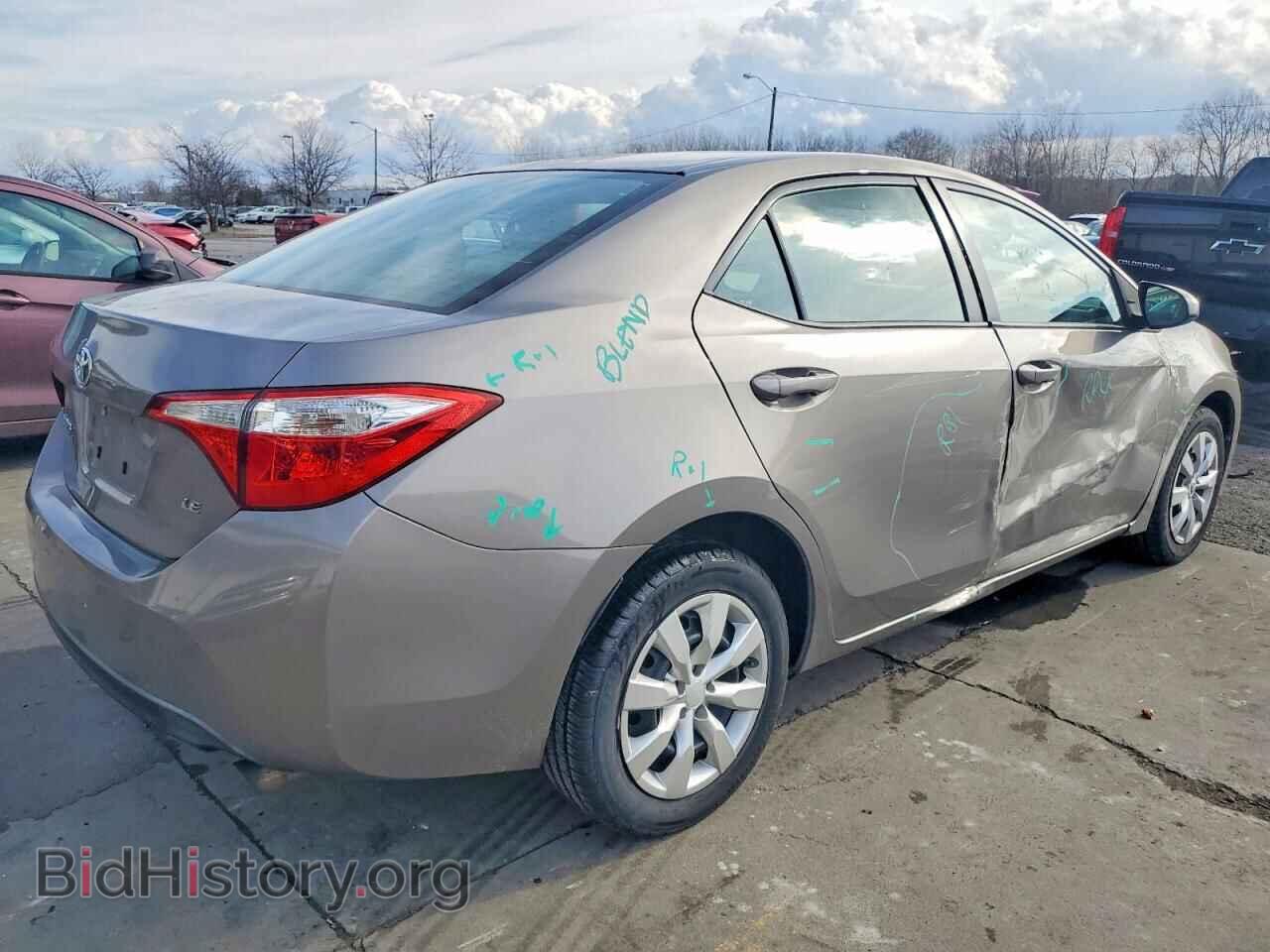 2014 TOYOTA COROLLA - VIN: 2T1BURHE2EC107095 - Фото 3