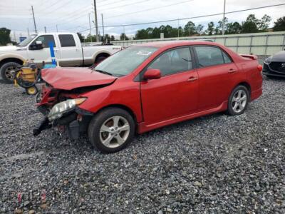 2013 Toyota COROLLA S, burgundy — VIN 5YFBU4EE1DP146721, Copart