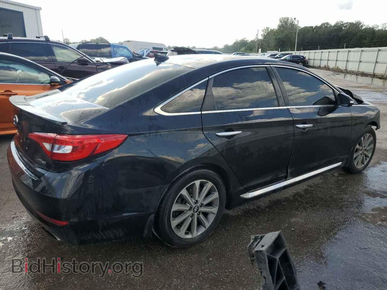 2017 HYUNDAI SONATA - VIN: 5NPE34AF3HH507352 - Фото 3