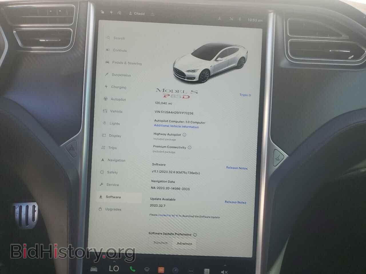 2015 TESLA MODEL S - VIN: 5YJSA4H25FFP73236 - Photo 9