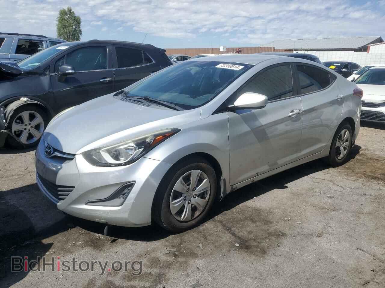 Photo 5NPDH4AE4GH732530 - HYUNDAI ELANTRA 2016