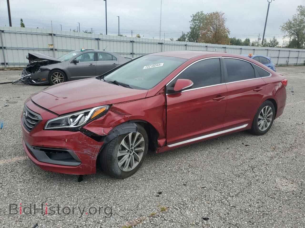 Photo 5NPE24AFXHH483554 - HYUNDAI SONATA 2017