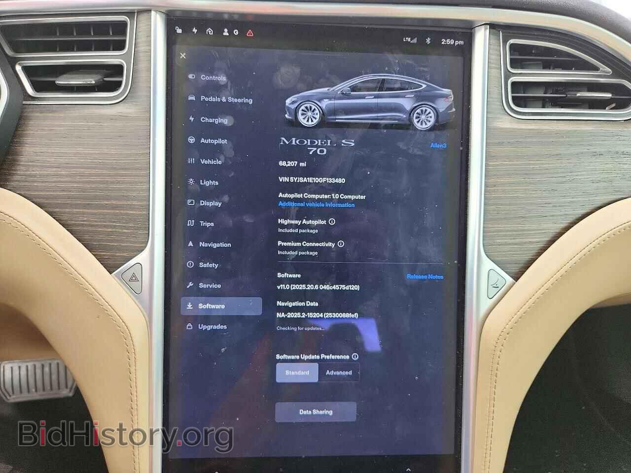 2016 TESLA MODEL S - VIN: 5YJSA1E10GF133480 - Photo 9
