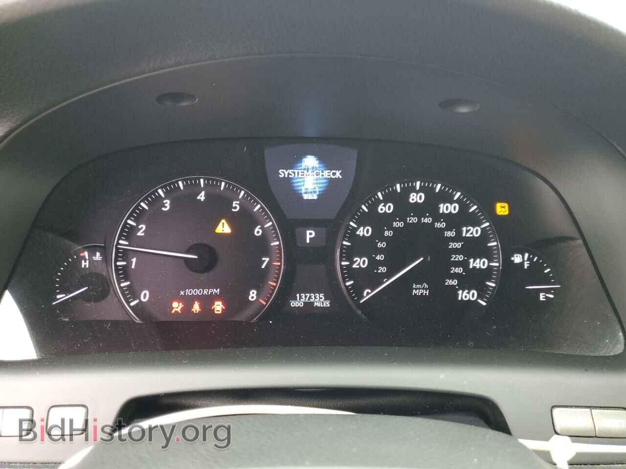2012 LEXUS LS460 - VIN: JTHBL5EF4C5110534 - Фото 9