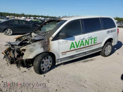 2015 Dodge CARAVAN SE, белый — VIN 2C4RDGBG2FR593647, Copart