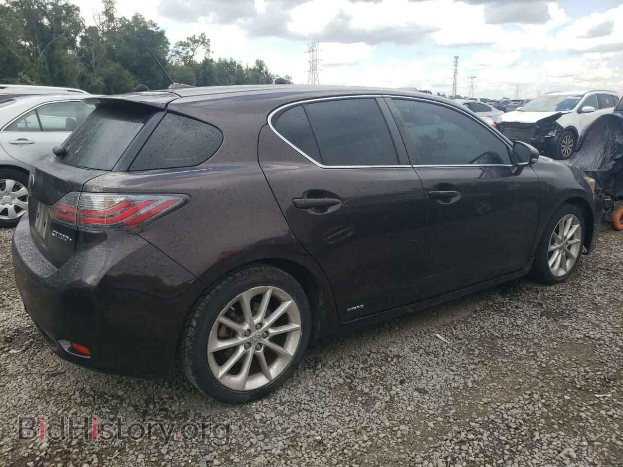 2012 LEXUS CT 200 - VIN: JTHKD5BH9C2121565 - Фото 3