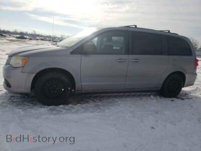 2014 Dodge CARAVAN Grand Cara, silver — VIN 2C4RDGBG1ER206794, Copart