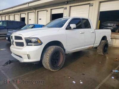 2013 RAM 1500 Sport, white — VIN 1C6RR7HT4DS598079, Copart