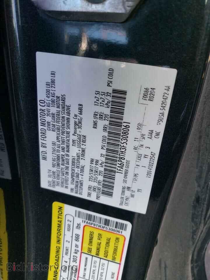 2015 FORD ALL Models - VIN: 1FA6P8TH3F5308061 - Photo 12