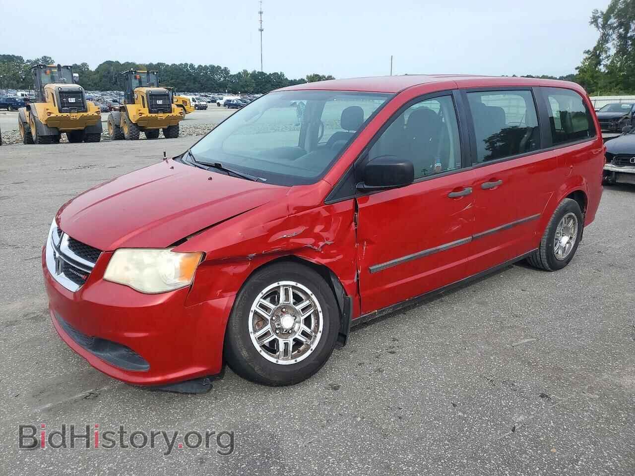 2012 Dodge CARAVAN SE (VIN 2C4RDGBG7CR325298) — photo 1 of 13, Copart, damage: front end