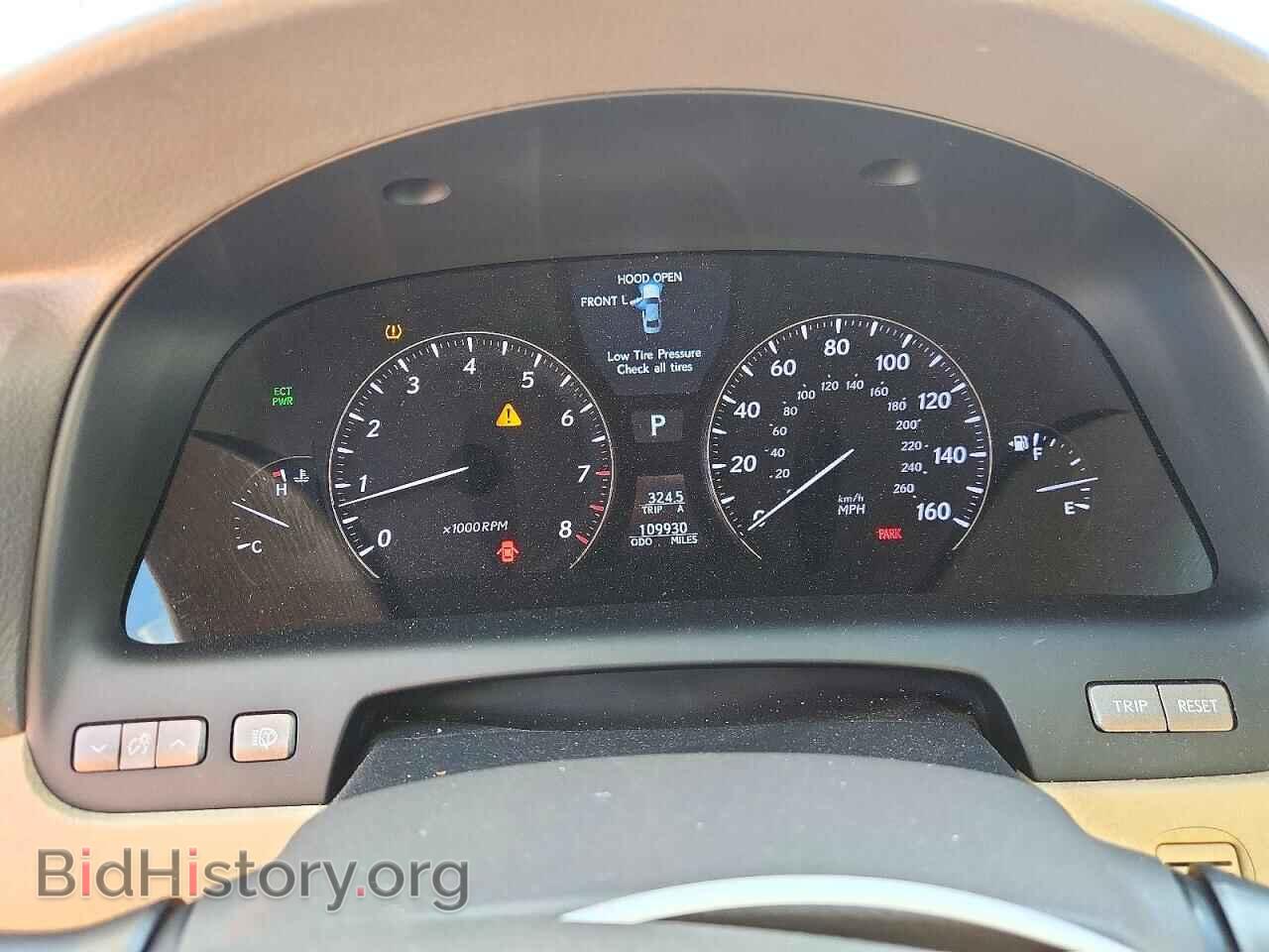 2008 LEXUS LS460 - VIN: JTHBL46F985069415 - Фото 9