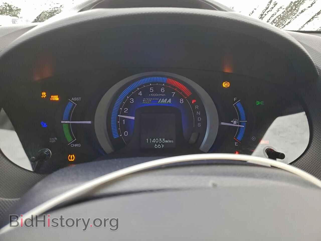 2010 HONDA INSIGHT - VIN: JHMZE2H78AS021673 - Фото 9