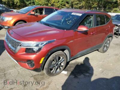 2021 Kia SELTOS Seltos S, orange — VIN KNDEUCAA9M7189019, Copart