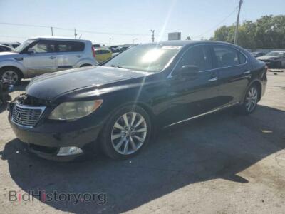 2008 Lexus LS460 LS 460l, черный — VIN JTHGL46F085025678, Copart