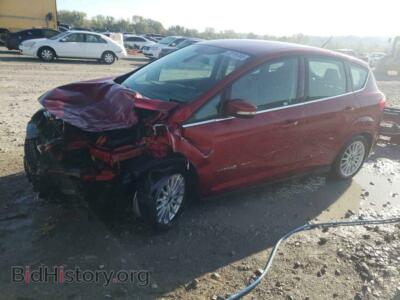2014 Ford CMAX C-Max SEL, red — VIN 1FADP5BU7EL515907, Copart