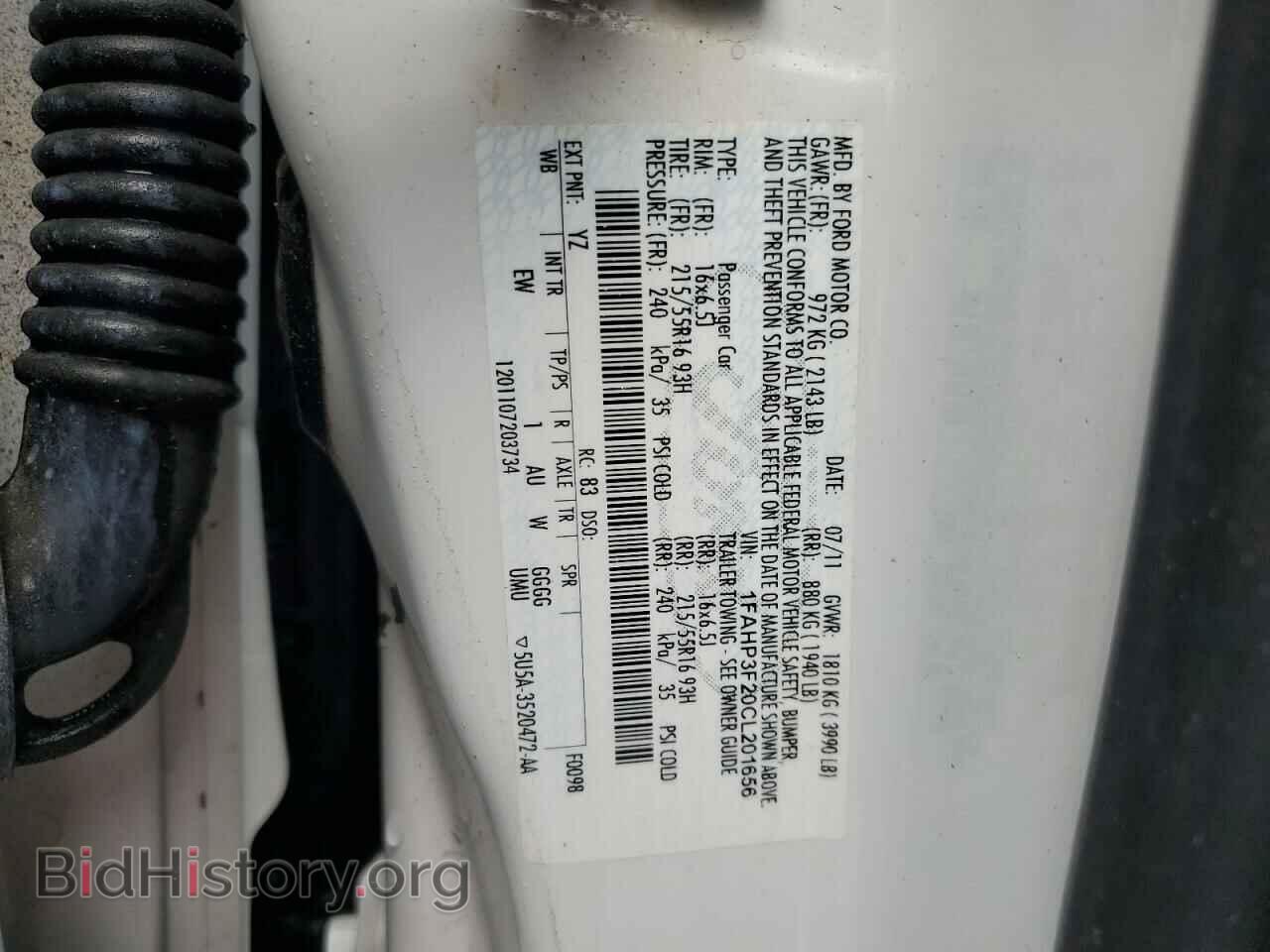 2012 FORD FOCUS - VIN: 1FAHP3F20CL201656 - Photo 12
