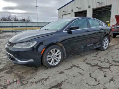 2015 Chrysler 200 Limited, черный — VIN 1C3CCCAB8FN558913, Copart