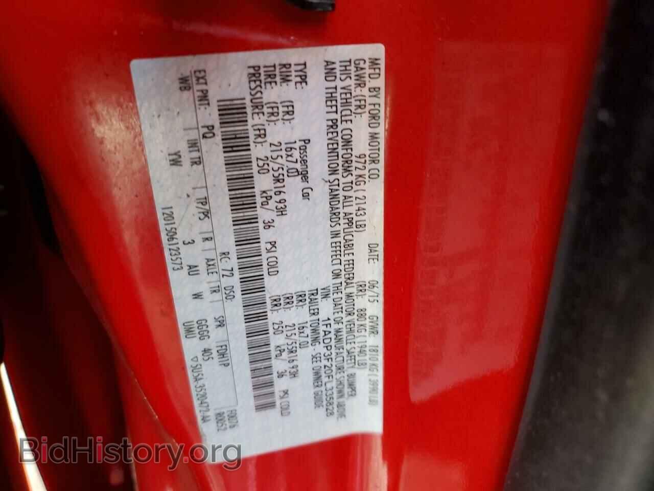 2015 FORD FOCUS - VIN: 1FADP3F20FL335828 - Фото 13