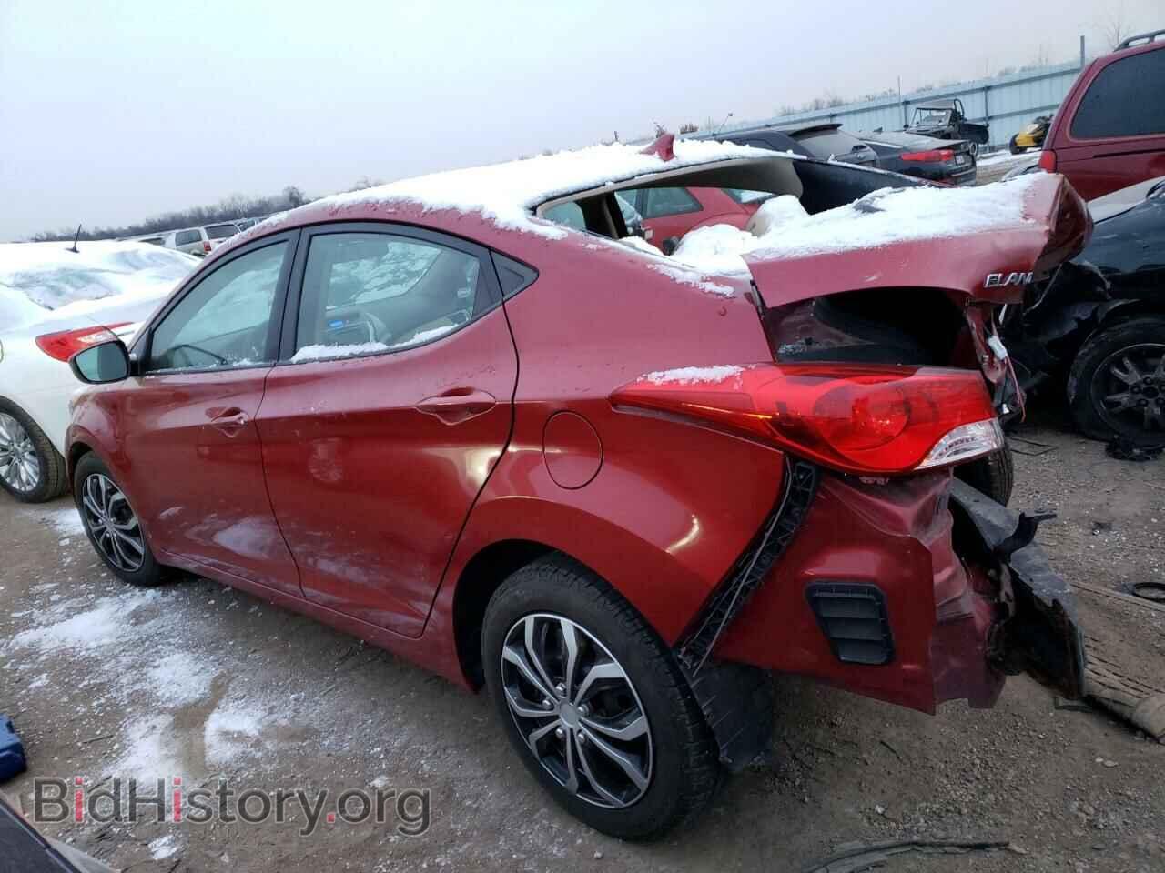 2012 HYUNDAI ELANTRA - VIN: KMHDH4AE3CU249154 - Фото 2