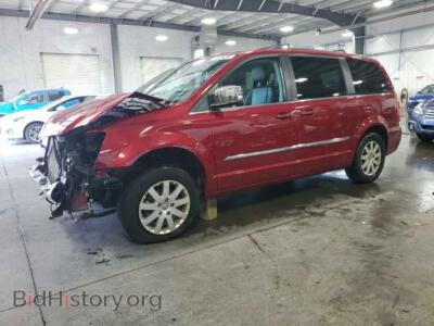 2011 Chrysler MINIVAN Touring L, красный — VIN 2A4RR8DG5BR744909, Copart
