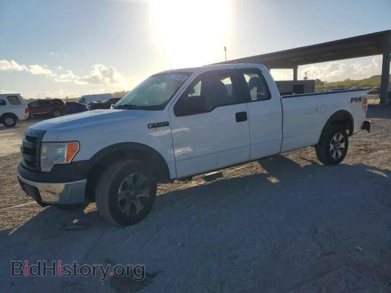 2014 Ford F150 Super Cab (VIN 1FTFX1CF3EKE57120) — photo 1 of 12, Copart, damage: rear end