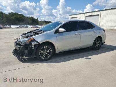 2019 Toyota COROLLA L, silver — VIN 2T1BURHE6KC153234, Copart