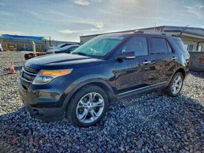 2014 Ford EXPLORER Limited, черный — VIN 1FM5K8F86EGC37470, Copart