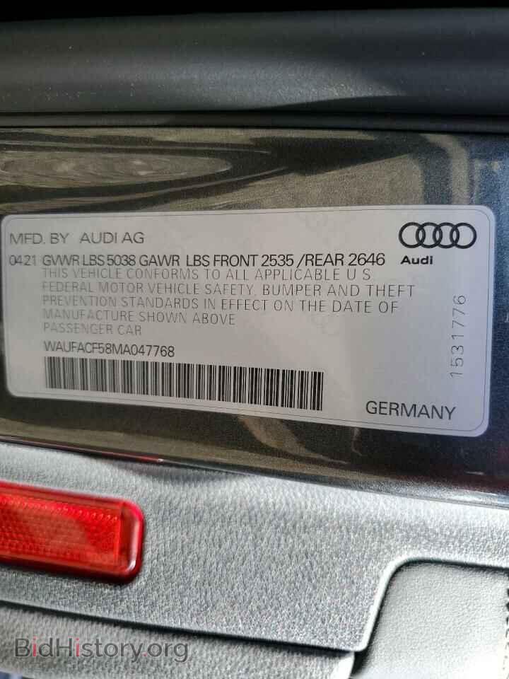 2021 AUDI A5 - VIN: WAUFACF58MA047768 - Photo 12
