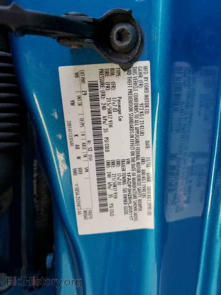 2017 FORD FOCUS - VIN: 1FADP3H28HL205117 - Photo 13