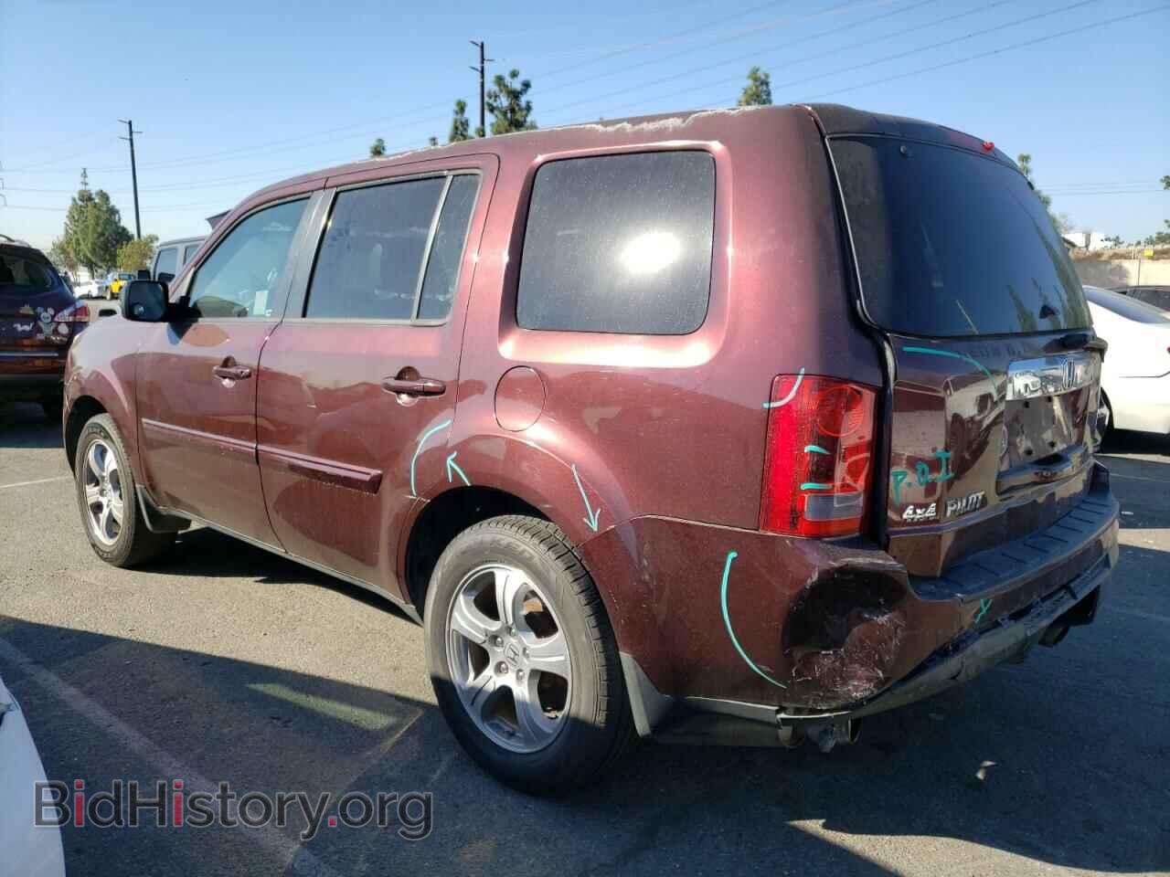 2013 HONDA PILOT - VIN: 5FNYF3H51DB030103 - Фото 2
