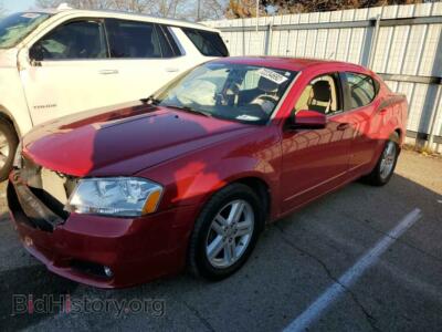 2013 Dodge AVENGER Avenger SX, red — VIN 1C3CDZCB4DN590655, Copart