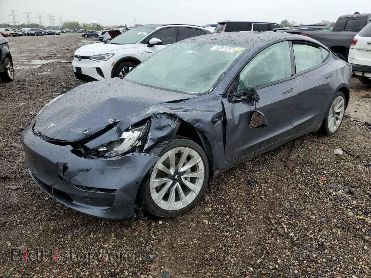 Photo 5YJ3E1EB2NF305202 - TESLA MODEL 3 2022